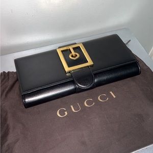 All black Gucci clutch brand new with the tag, retail 1,093